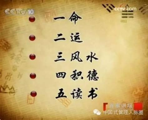 一命二運三風水 四積陰德五讀書 六名七相八敬神 九交貴人十養生|解讀影響人生的十大因素：一命二運三風水四積陰德五讀書